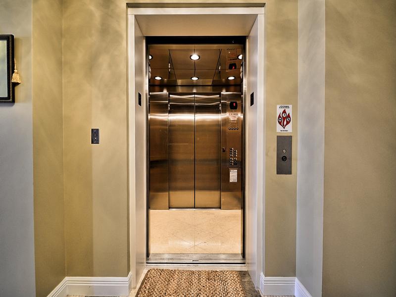 Unit has it own private elevator entry.